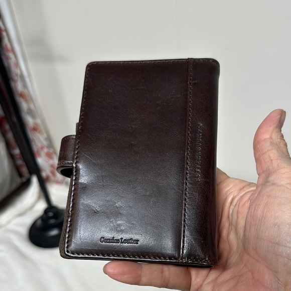 Vintage Cutter & Buck Dark Brown Leather notepad - Picture 2 of 11